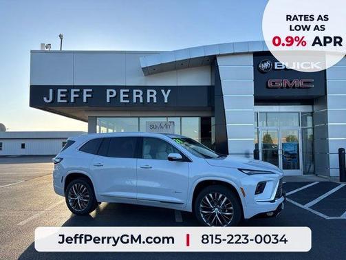White Tri-Coat 2026 Buick Enclave Avenir