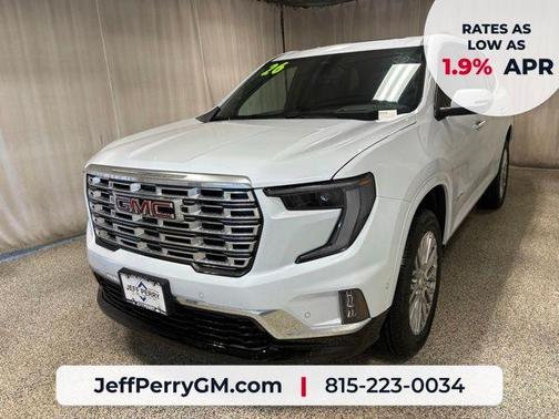 Glacier White 2026 GMC Acadia Denali