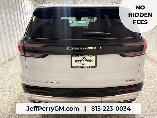 Glacier White 2026 GMC Acadia Denali