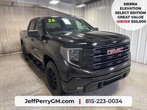 Onyx Black 2026 GMC Sierra 1500 Elevation