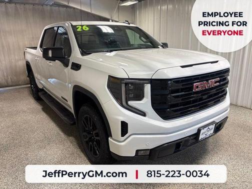Summit White 2026 GMC Sierra 1500 Elevation