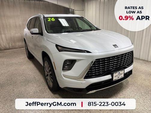 White Tri-Coat 2026 Buick Enclave Avenir