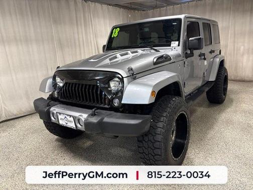 Billet Silver Metallic Clearcoat 2018 Jeep Wrangler JK Unlimited Sahara
