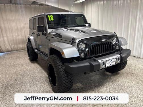 Billet Silver Metallic Clearcoat 2018 Jeep Wrangler JK Unlimited Sahara