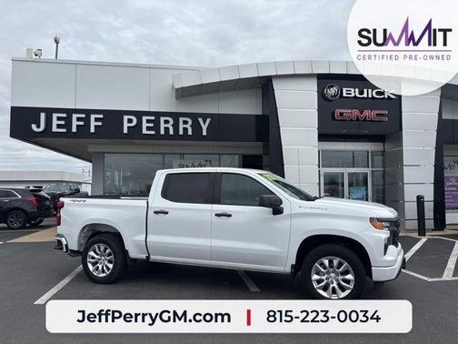 Summit White 2022 Chevrolet Silverado 1500 Custom