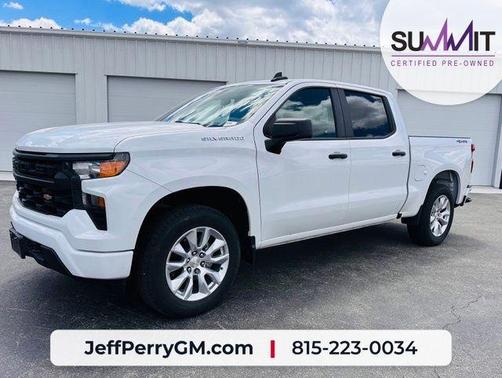 Summit White 2022 Chevrolet Silverado 1500 Custom