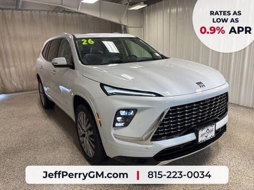 White Tri-Coat 2026 Buick Enclave Avenir