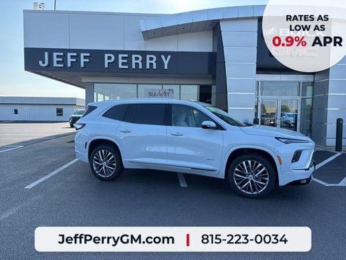 White Tri-Coat 2026 Buick Enclave Avenir
