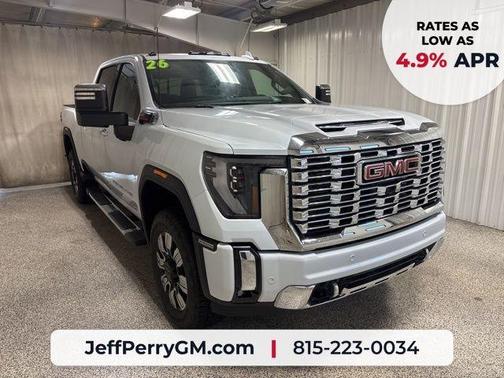 Glacier White 2026 GMC Sierra 2500 Denali