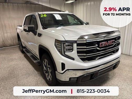 Summit White 2026 GMC Sierra 1500 SLT