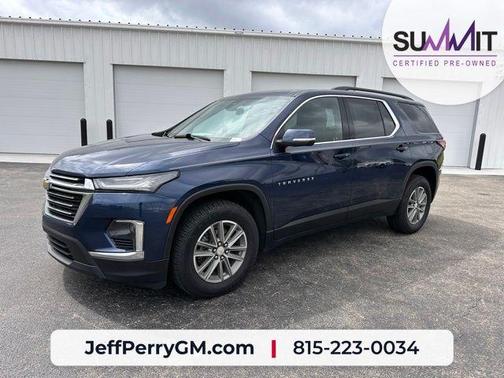 Northsky Blue Metallic 2023 Chevrolet Traverse LT Cloth