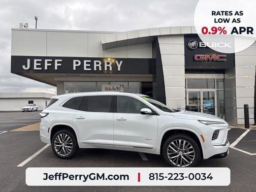 White Tri-Coat 2026 Buick Enclave Avenir