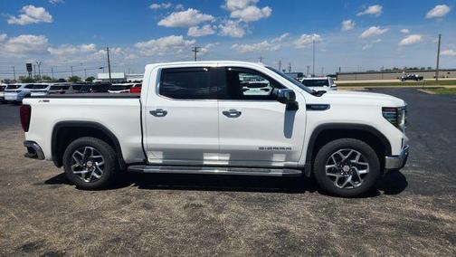 Summit White 2024 GMC Sierra 1500 SLT