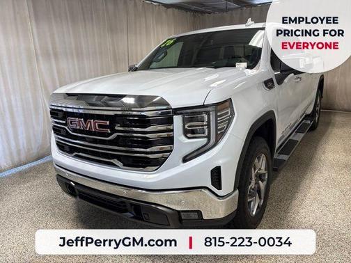 Glacier White 2026 GMC Sierra 1500 SLT