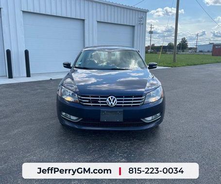 Blue 2013 Volkswagen Passat 2.0 TDI SEL Premium