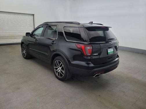 White Platinum Metallic Tri-Coat 2017 Ford Explorer sport