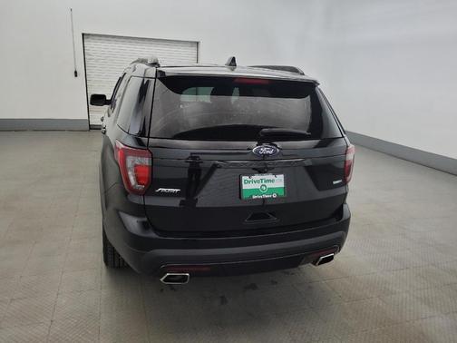 White Platinum Metallic Tri-Coat 2017 Ford Explorer sport