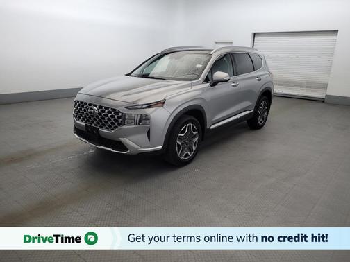 Shimmering Silver 2023 Hyundai SANTA FE HEV SEL Premium