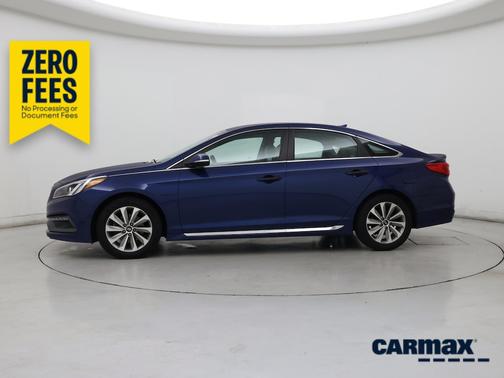 Blue 2017 Hyundai SONATA Sport