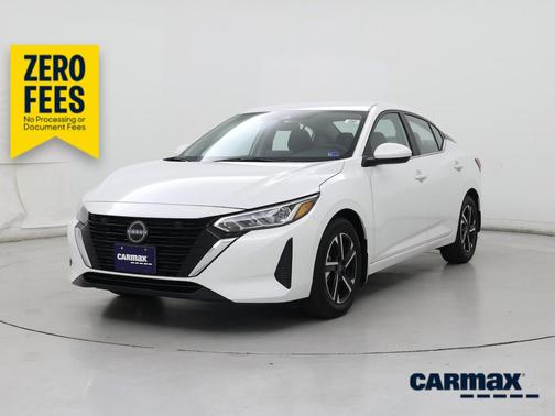 White 2025 Nissan Sentra SV