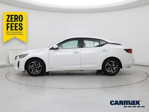 White 2025 Nissan Sentra SV