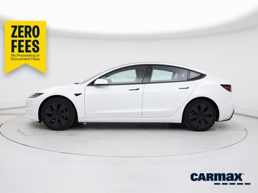 White 2025 Tesla Model 3 Long Range
