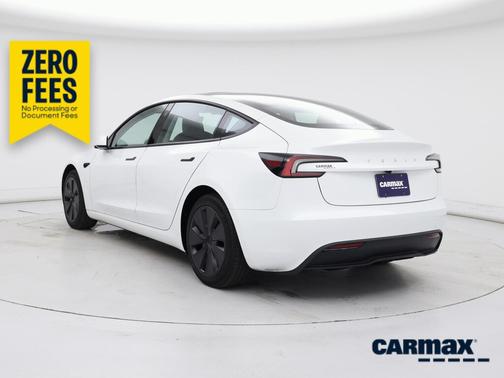 White 2025 Tesla Model 3 Long Range
