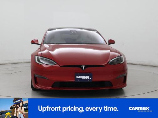Red 2022 Tesla Model S Plaid