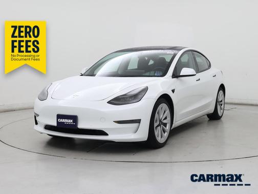 White 2022 Tesla Model 3 Long Range