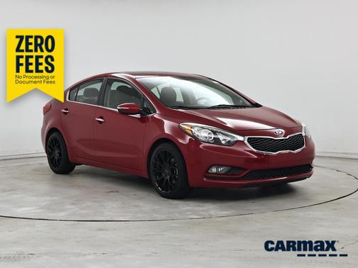 Red 2016 Kia Forte EX