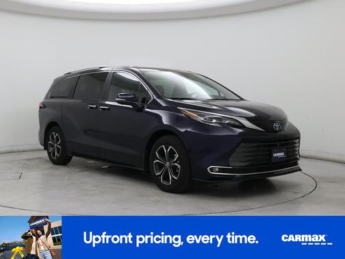 Blue 2025 Toyota Sienna Platinum