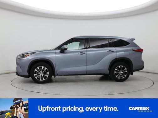 Blue 2021 Toyota Highlander XLE