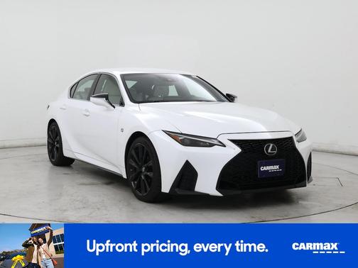 White 2021 Lexus IS 350 F-Sport