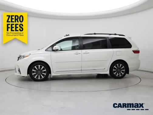 White 2019 Toyota Sienna Limited Premium