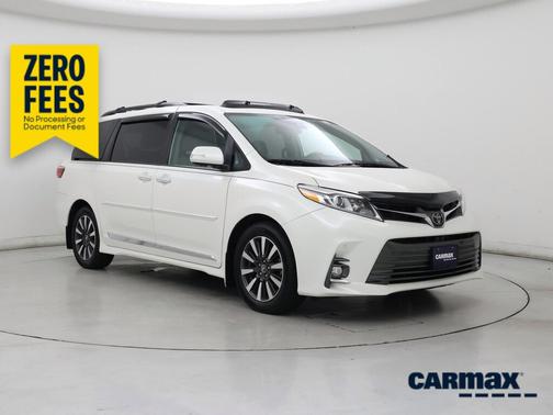 White 2019 Toyota Sienna Limited Premium