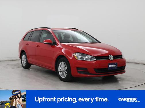 Red 2017 Volkswagen Golf S