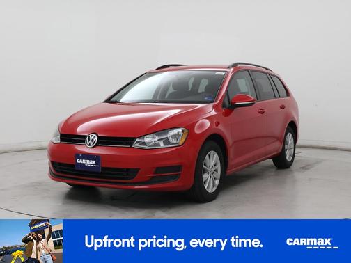 Red 2017 Volkswagen Golf S