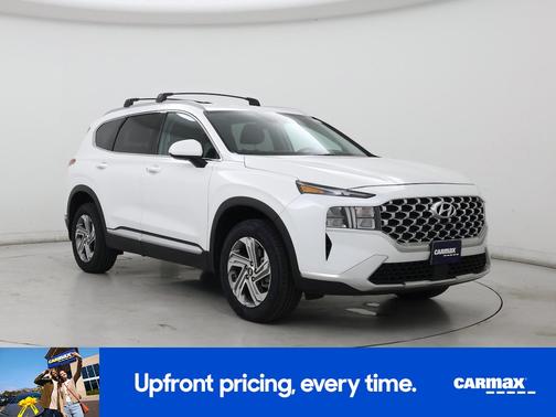White 2022 Hyundai SANTA FE SEL