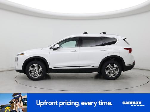 White 2022 Hyundai SANTA FE SEL