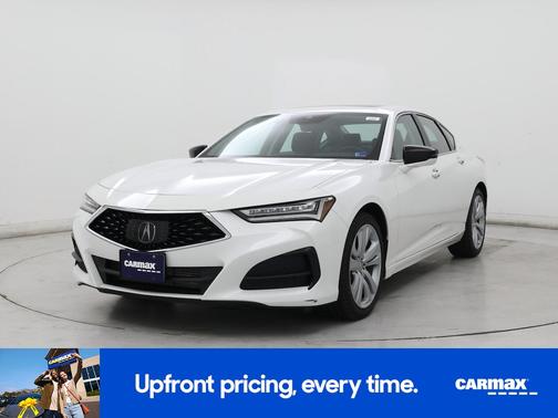 White 2021 Acura TLX Technology