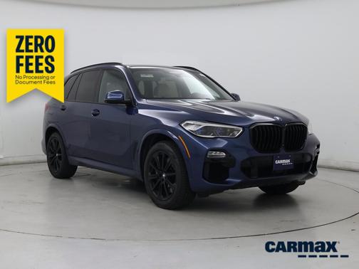 Blue 2020 BMW X5 M50i