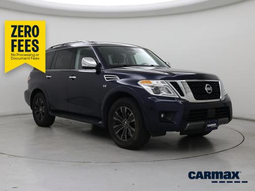 Blue 2019 Nissan Armada Platinum