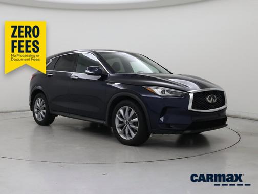 Blue 2022 INFINITI QX50 Pure