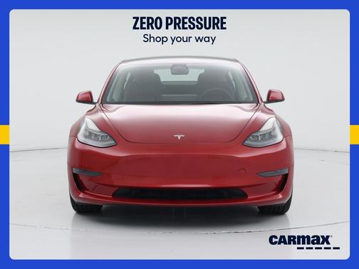 Red 2023 Tesla Model 3