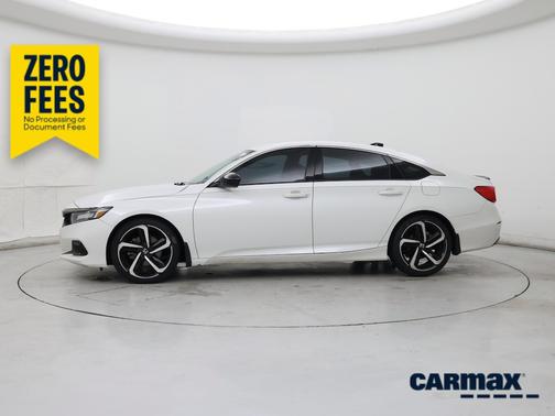 White 2022 Honda Accord Sport SE