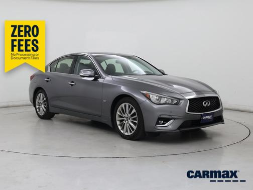 Gray 2019 INFINITI Q50 Luxe