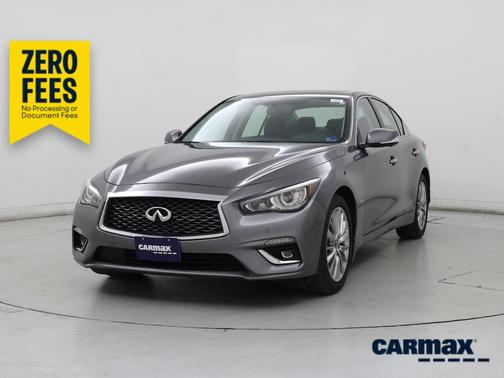 Gray 2019 INFINITI Q50 Luxe