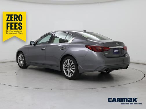 Gray 2019 INFINITI Q50 Luxe