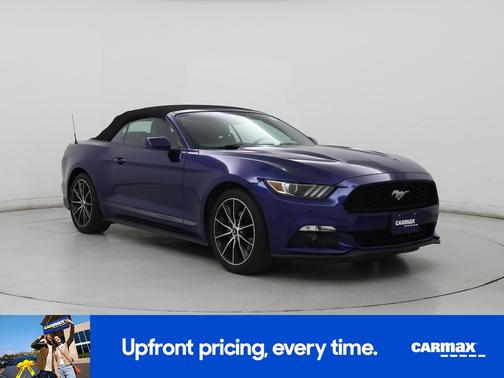 Blue 2016 Ford Mustang Ecoboost Premium
