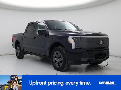 Blue 2023 Ford F-150 Lightning Lariat